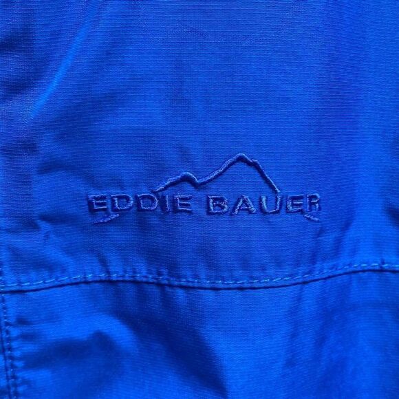 Eddie Bauer Blue Water Edge Light Weight Hooded Jacket Size Large - Picture 4 of 9